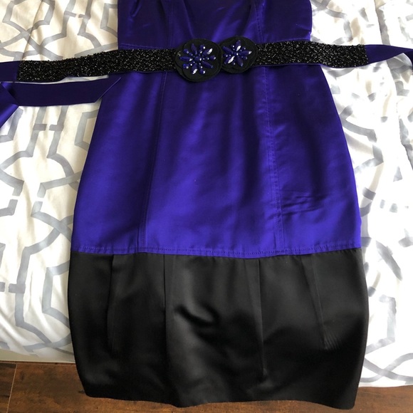 Lavender by Vera Wang embroiled cocktails dress - Picture 5 of 5